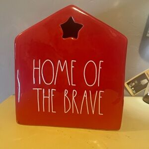 Rae Dunn Home of The Brave Decor-NWT